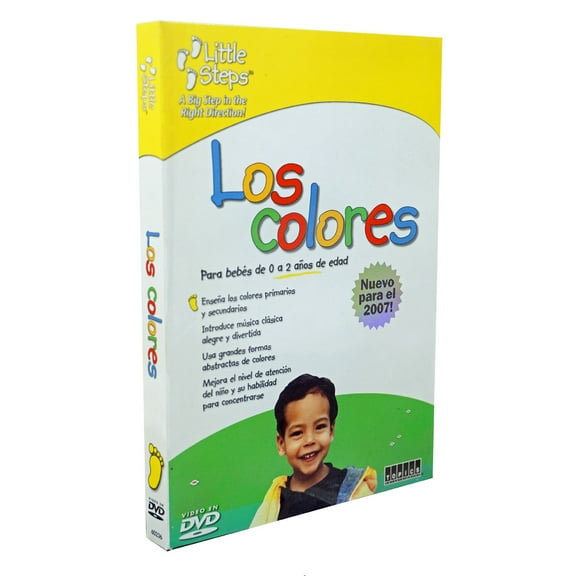 Little Steps LOS COLORES Espanol DVD - Para bebes de 0 a 2 anos de edad