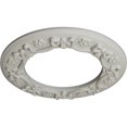thumbnail image 3 of Ekena Millwork 12 1/4"OD x 7 1/2"ID x 7/8"P Ribbon with Bow Ceiling Medallion (Fits Canopies up to 7 1/2"), Hand-Painted Pot of Cream, 3 of 6