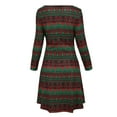 thumbnail image 3 of HDE Womens Plus Size Party Dress Ugly Christmas Sweater Long Sleeve Skater Dress, 3 of 3