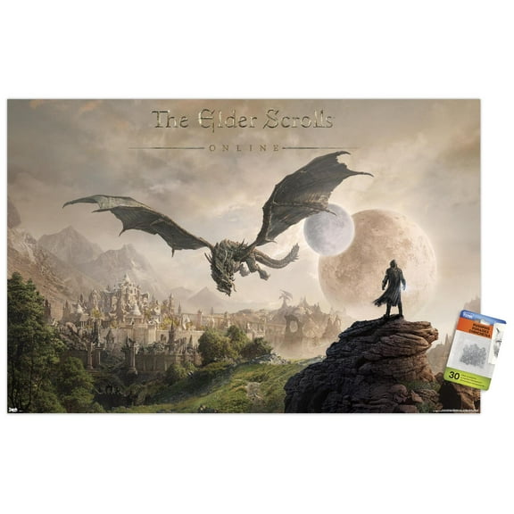 The Elder Scrolls: Online - Elsweyr Wall Poster with Pushpins, 22.375" x 34"
