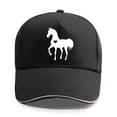 thumbnail image 2 of Gorras de béisbol con estampado divertido de caballo y corazón para hombres y mujeres, Unisex, ajustable, regalo para amantes de los caballos, Hip-Hop, ocio, sombreros de algodón, 2 of 4