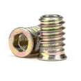 thumbnail image 3 of Carbon Steel, Hexagon Threaded Insert Nuts For Wood Furniture, 3 of 4