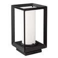 thumbnail image 4 of 2073-OPR NB-OP-Golden Lighting-Smyth - 1 Light Outdoor Pier Mount-13.25 Inches Tall and 7.5 Inches Wide-Natural Black/Opal Finish, 4 of 6