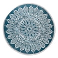 thumbnail image 2 of DII Blue Sunflower Outdoor Fabric  Rug 5 Ft Round, 2 of 3