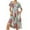 Multicolor, variant on Patlollav Summer Dresses for Women 2022 Casual Short Sleeve V-Neck Floral Slim Dress
