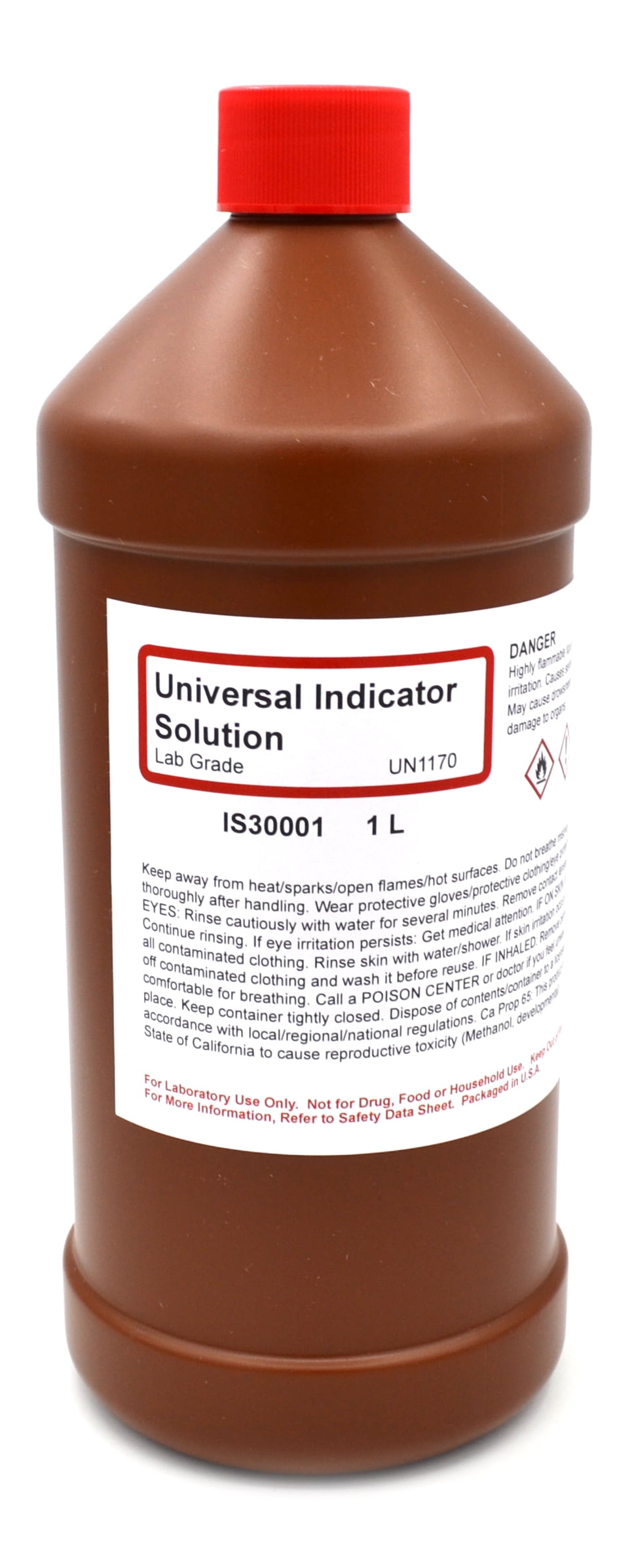 LaboratoryGrade Universal Indicator Solution, 1L The Curated