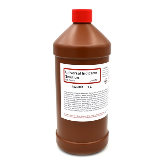 Laboratory-Grade Universal Indicator Solution, 1L - The Curated Chemical Collection