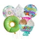 thumbnail image 5 of Globos de helado Donut Feliz cumpleaños Tema de helado Globos de feliz cumpleaños Donut Verde, 5 of 9