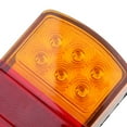 thumbnail image 3 of LOVIVER 2 Pieces 12V 12 Led Car Rear Tail Lights Brake Stop Indicator Trailer Truck, 3 of 8