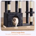 thumbnail image 4 of Árbol para Gatos Heybly Resistente para Gatos de Interior con Poste para Rascar, 4 of 9