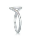 thumbnail image 2 of Daily Delight TheJewelryHut Designer Sterling Silver White Inlay Opal Wave Design Ring, 2 of 2
