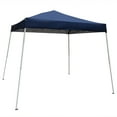 thumbnail image 3 of Tcbosik Canopy Tent, 8x8FT Outdoor Waterproof Gazebo Shelter with Carrying Bag and Slant Legs for Patio Deck Garden Beach, Blue, 3 of 17