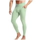 thumbnail image 4 of Ceisia Men's Spring Summer Yoga Leggings - Solid Gift Color High-Waist Pocket Sports Tight Running Pants, 4 of 5