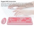 thumbnail image 3 of Combo Clavier et Souris WL, Émetteur USB 2,4G, Ensemble Clavier et Souris, Clavier Rétro à Touches Rondes avec Souris Réglable 1000 DPI 1200 DPI 1600 DPI, 3 of 7
