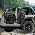 thumbnail image 6 of Ladcaser Off Road Tubular Trail Doors Compatible with Wrangler JK 2007-2018, Set of 2 Tube Half Doors for Offroad Adventure (NO Mirrors), 6 of 7