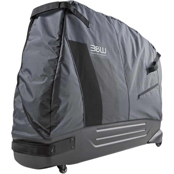B&W International Bike Bag II Travel Bike Case, Gray