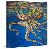 "Beneath the Sea" Painting Print on Wrapped Canvas