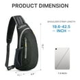 thumbnail image 5 of G4Free Sling Bags Men and Women Shoulder Backpack Small Crossbody Chest Sling Backpack, 5 of 8