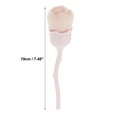 thumbnail image 2 of Unique Bargains 1 Pc Flower Shape Powder Brush for Business Travel Pink Artificial Fiber Wool Plastic, 2 of 5