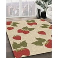 thumbnail image 3 of Ahgly Company Machine Washable Indoor Square Transitional Khaki Gold Area Rugs, 6' Square, 3 of 7