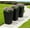 Black#4, variant on Garden Pots Convenient Elevated Garden Bed,Wood Raised Planter Box,with Lockable Wheels,Side Tables,Bottom Shelf,Drain Holes,Planters For Outdoor Plants