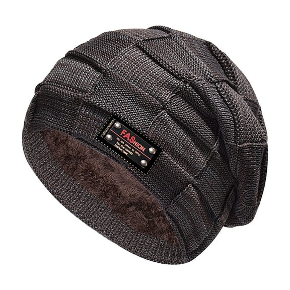 Hats for Men Women Beanie Winter Hats for Guys Cool Lined Knit Warm Thick Skully Stocking Binie Hats