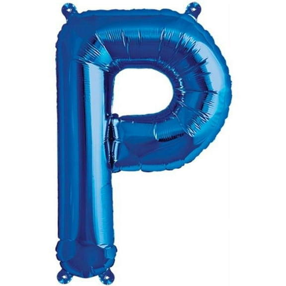 Partypro 00546-01 Inflatable Letter Blue Mylar P