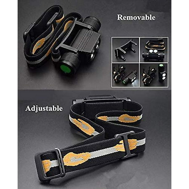 Lampe Frontale Led, Lampe Frontale Rechargeable Usb, Lampe Frontale  Amovible Super Bright 1200 Lumen Cob Led Rechargeable Head Torch 