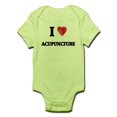 thumbnail image 1 of CafePress - I Love ACUPUNCTURE Body Suit - Baby Light Bodysuit, 1 of 1