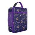 thumbnail image 1 of Premium Gothic Constellation Lunch Box Set - Starry Night Pattern with Gold Accents, Insulated Reusable Leakproof Cooler Bag with Strap & Pockets, 1 of 6