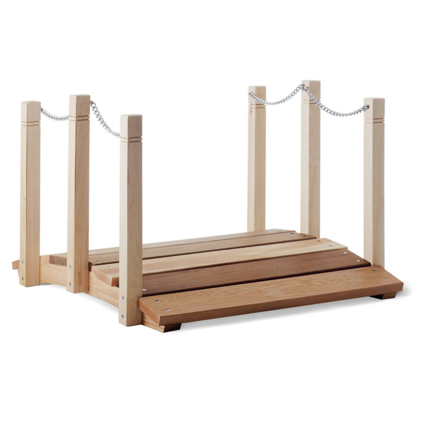 All Things Cedar Gnome Garden Bridge with Rails - Walmart.com