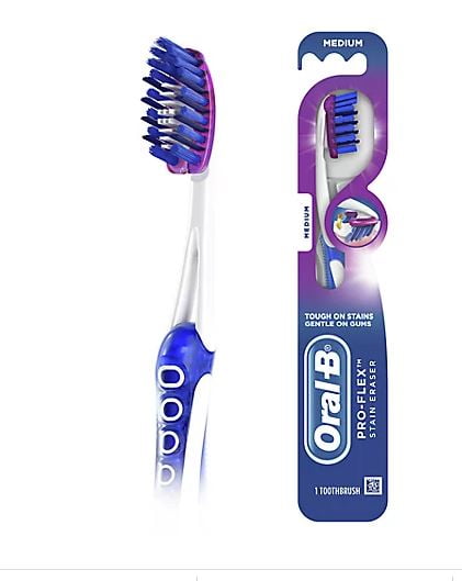Oral-B 3D White Pro-Flex Toothbrush Medium 1 Each (Pack of 3)