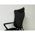 thumbnail image 3 of FAMIDOLE office chair conforms to ergonomics, with a mesh chair with lumbar backrest support armrests, adjustable height administrative rolling rotating computer chair, 3 of 4