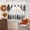 White, Obsidian, Ink Black, Smoke, variant on Pine Forest Swag Kitchen Curtains Sets for Windows 24 Inch Length, Contemporary Mist Gray Black Botanical Short Window Curtain Panels Swags Valances and Tiers 3 Piece Set for Cafe/Dining Room