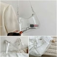 thumbnail image 4 of BadPiggies Stadium Approved Clear Shoulder Bag for Women Plastic Zipper Handbags Small Purse Crossbody Bag, 4 of 10