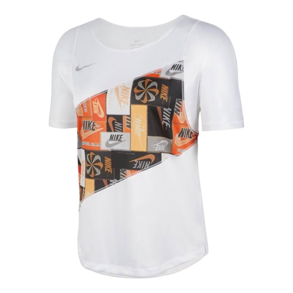 Playera Nike Mujer Running Blanco CJ1937100