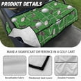 thumbnail image 6 of Whosucclay Golf Club & Ball Print 4 Pockets Golf Cart Seat Cover Breathable for EZGO Club Car Yamaha Icon, Anti-Fade Golf Cart Seat Protector, 6 of 7