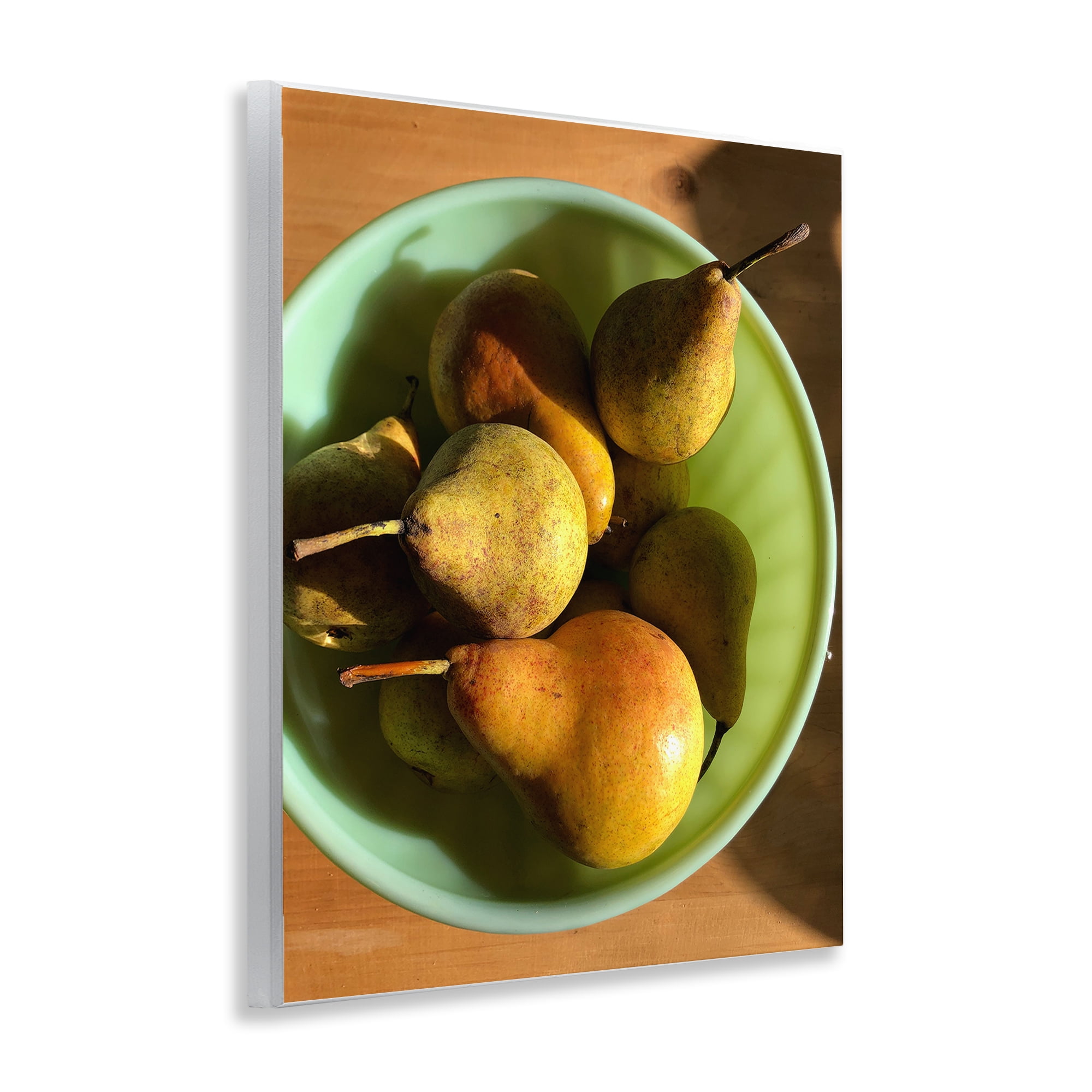 Stupell Industries Kitchen Bowl of Pears Food & Beverage Photography Unframed Art Print Wall Art, 11 x 14