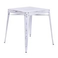 thumbnail image 1 of Office Star OSP Designs Bristow Metal Lunchroom Table in Antique White, 1 of 2