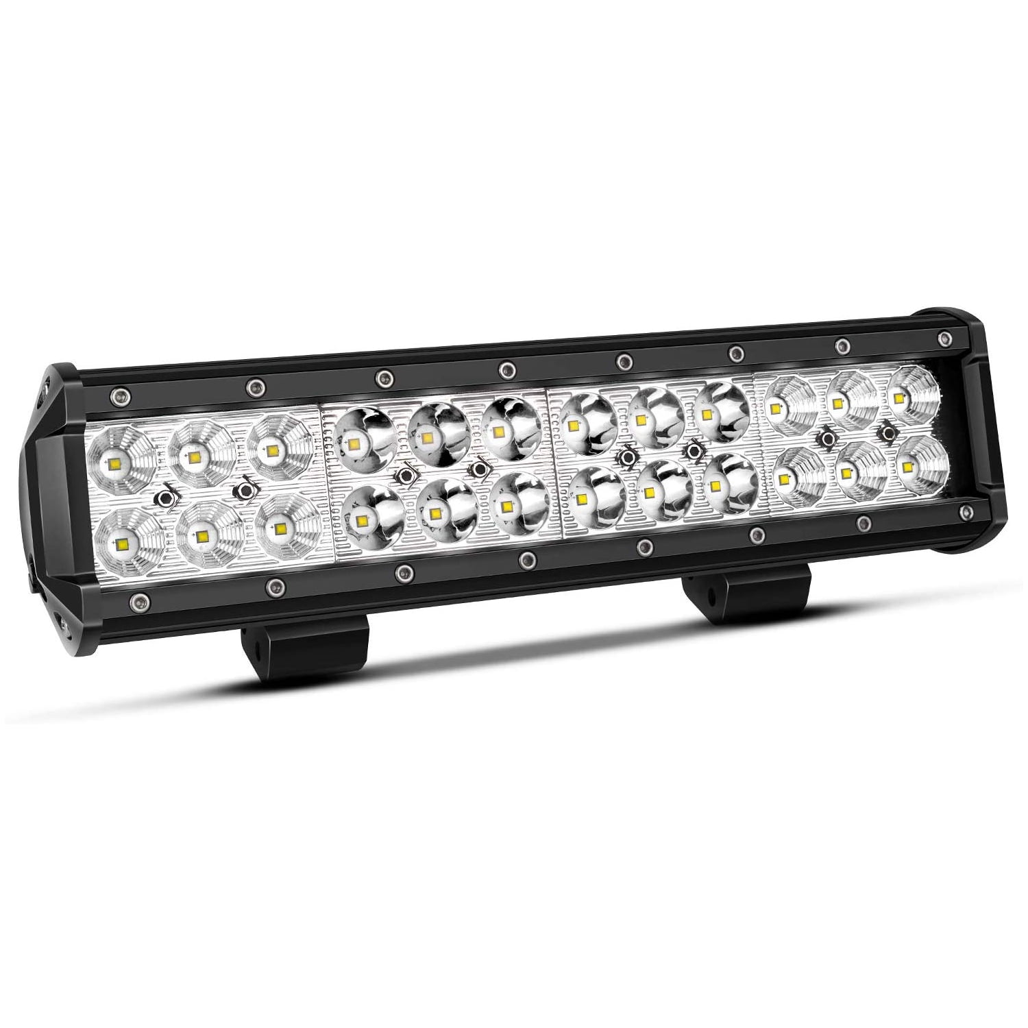 QuakeWorld 1PC 12 Inch Led Light Bar 72W Light Bar Led Light 12V LED