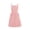 Pink, variant on DOVACKA Cotton Linen Pinafore Apron Dress for Women with Pockets Cute Art Chef Aprons for Kitchen Baking Gardening Painting