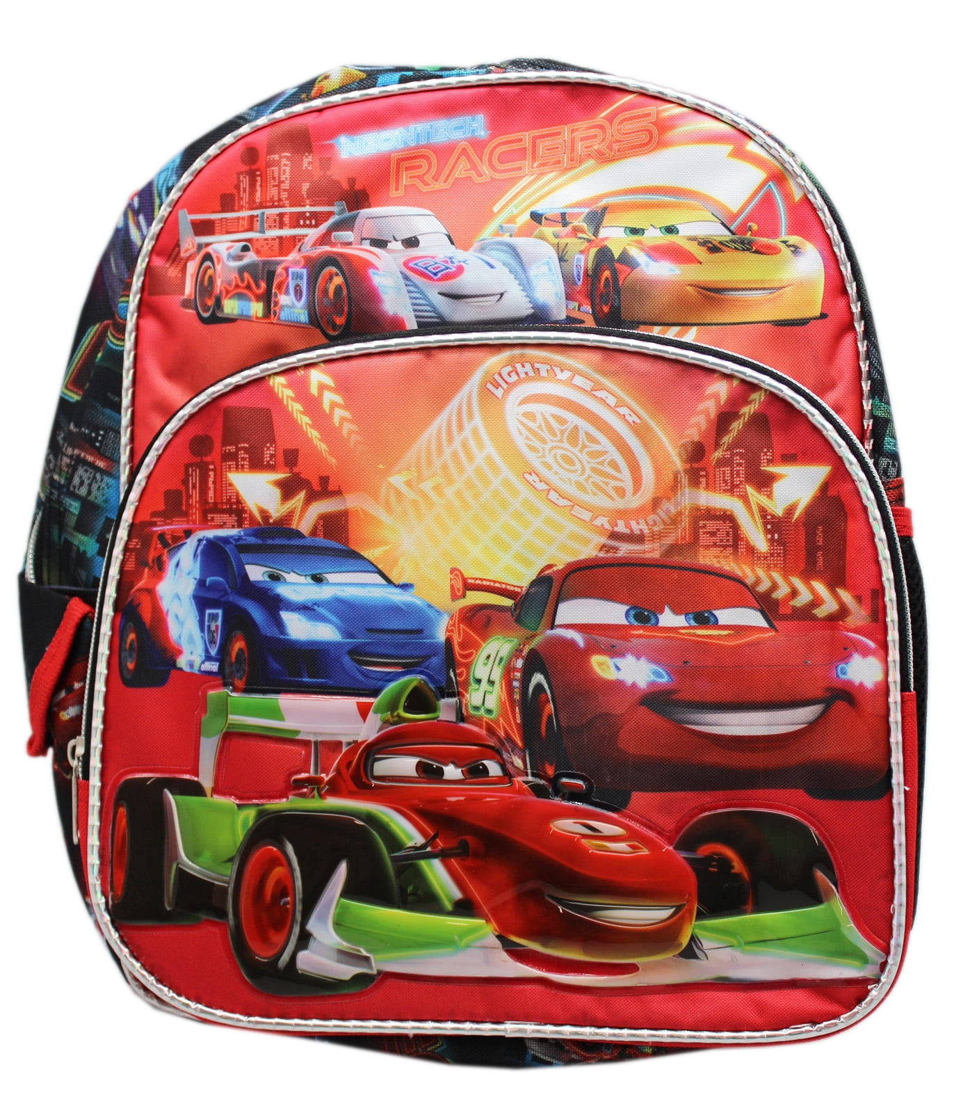 NEW DISNEY CARS RACERS EDGE NURSERY SCHOOL JUNIOR TODDLER KIDS BOYS BACKPACK BAG 