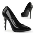 thumbnail image 2 of 5" Heel, 3/8" Hidden Platform Pump - Blk Pat, 13, 2 of 4