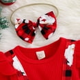 thumbnail image 7 of NLOMOCT Newborn Girl Outfits Long Sleeve Romper for Baby Girl Fall Winter One Piece Baby Rompers Girl Printed Casual Infant Bodysuit Brown,6-12 Months, 7 of 7
