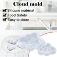 thumbnail image 2 of Moocorvic 3D Cloud Silicone Cake Fondant Baking Mold Soap C-lay Wax Candle Mould, 2 of 9