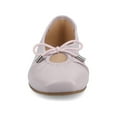 thumbnail image 6 of Journee Womens Callee Ballet Bow Slip On Dress Flats, Widths Available, 6 of 9