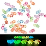 40 Pcs Luminous Resin Mini Turtles Miniature Turtle Statue Miniature Figurines Fairy Garden Accessories Cake Toppers Decoration Set for DIY Succulent Planter Moss Landscape Home Decor (A)