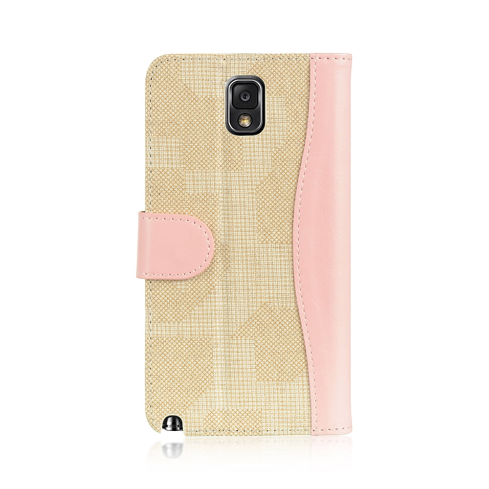 SumacLife Denim Design Wallet Case for Samsung Galaxy Note 3