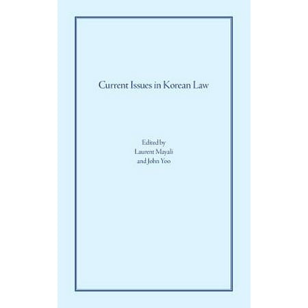 Current Issues In Korean Law