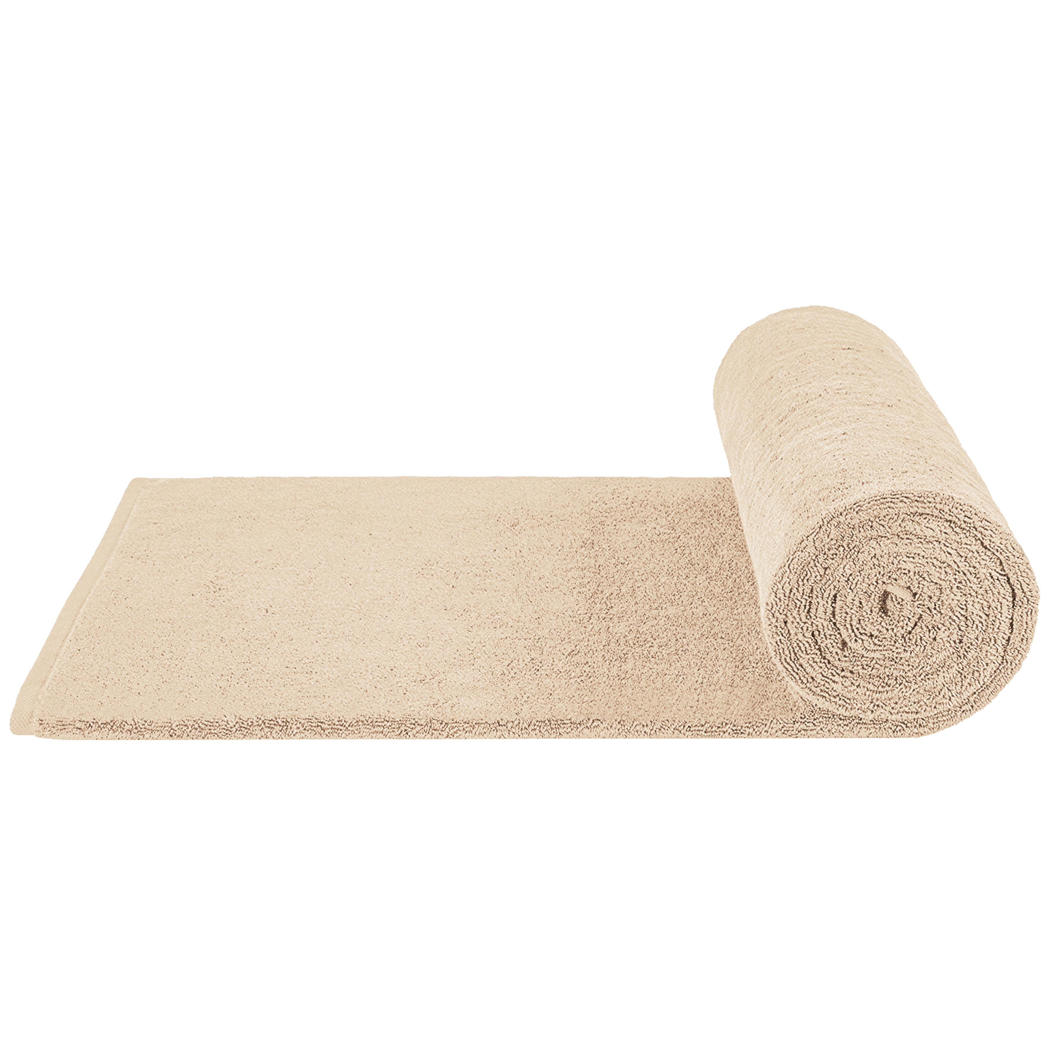 Cotton Paradise 100% Cotton 40 by 80 inches Bath Sheet, Soft Absorbent Quick Dry Towels for Bathroom, Beige